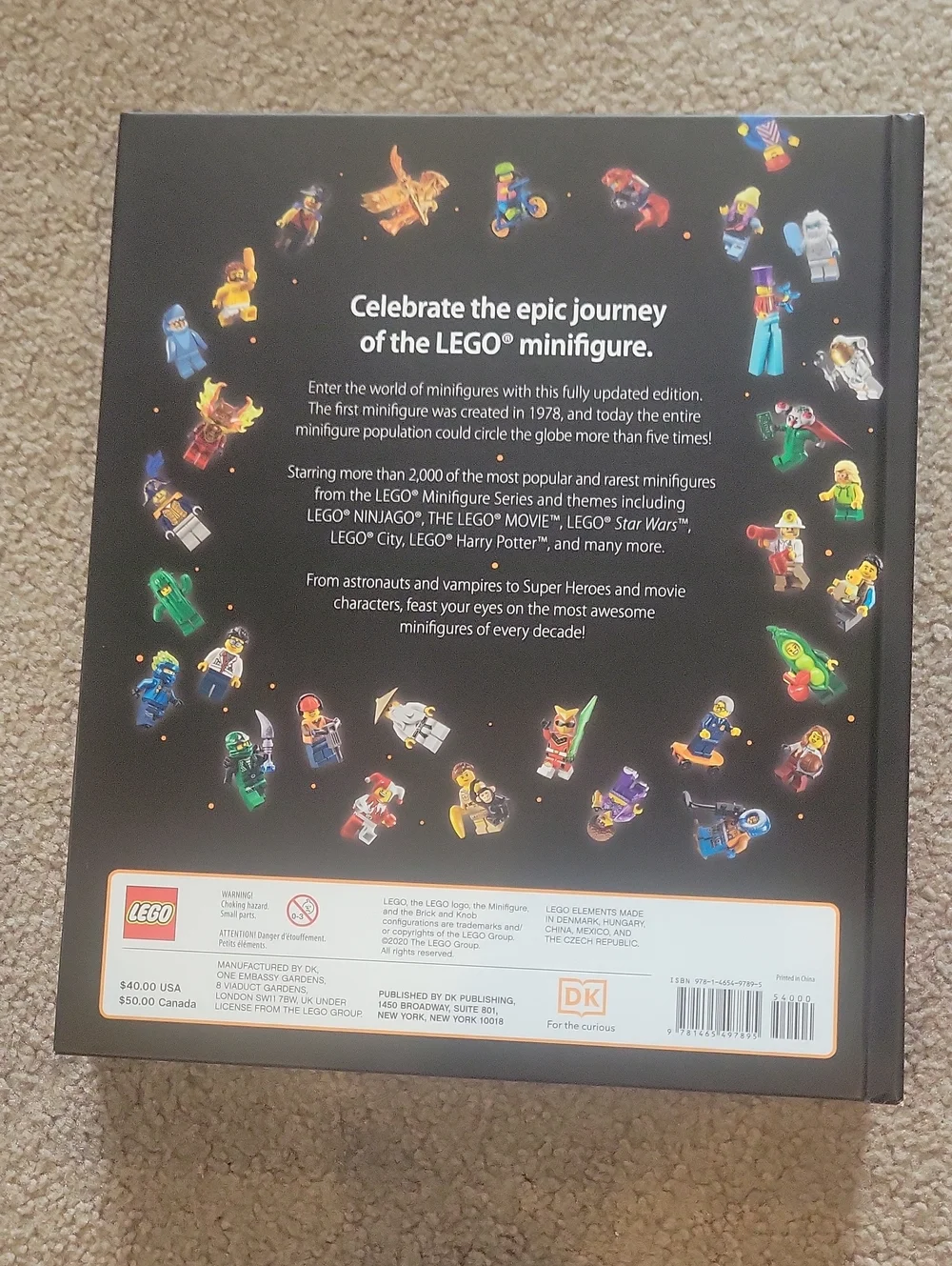 LEGO Minifigure: A Visual History - Orange Cover